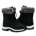 thumbnail image 6 of Women’s Snow Boot Waterproof Lace Up Mid-Calf Outdoor Winter Rubber Sole Deep Tread, 6 of 6