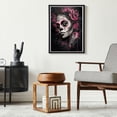 thumbnail image 4 of 5D DIY Diamond Art Skull Woman with Rose DIY Paint with Full Drill Round Diamond Gems Painting by Number Kits for Adults Art Craft Home Wall Decor 15.8x19.8in, 4 of 8