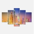 thumbnail image 2 of Dubai Marina Gratte-Ciel Panorama - Impression sur Toile, 2 of 3