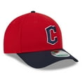 thumbnail image 3 of Men's New Era  Red/Black Cleveland Guardians Replica 9FORTY Adjustable Hat, 3 of 6