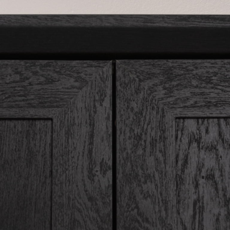 Sauder HomePlus 2-Door Storage Cabinet, Raven Oak Finish - Walmart.com