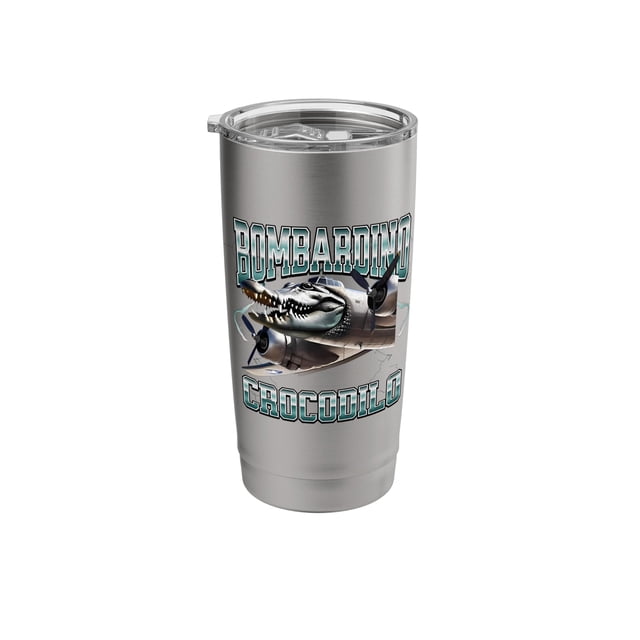 Vaso aislante Bombardino Crocodilo Bootleg Brainrot