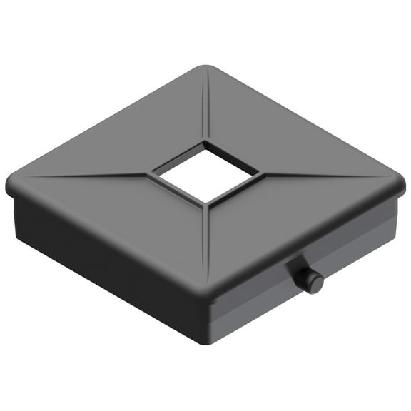 B&B Molders Rv Camper 4 1/4 inch Bumper Plug Endcap Plug with Tabs Black - PN 94161