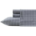 thumbnail image 2 of - Twin Bed Sheets, Cotton Flannel Bedding Set with Matching Pillowcase, Brushed for Extra Softness, Deep Pocket, Oeko-Tex Certified (Great Plains Plaid Grey), 2 of 8