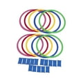 thumbnail image 4 of QualitChoice 10 Pieces Agility Training Rings Circle Set Rings for Adults Rugby Badminton 28cm 38cm, 4 of 6