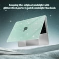 thumbnail image 4 of MOSISO Compatible with MacBook Air 13 inch Case 2025 2024 2023 2022 M4 A3240 M3 A3113 M2 A2681, Glitter Sparkly Hard Shell&Keyboard Skin&Screen Film&Type C for MacBook Air 13.6 inch Case, 4 of 7