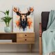thumbnail image 5 of Qisvanset Framed Canvas Wall Art 12x16 Inch Watercolor Canadian Moose Hangable Wall Art, 5 of 5