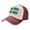 Dark Red, variant on Men Women Swedish Flag Distressed Twill Cotton Baseball Cap Vintage Adjustable Dad Hat