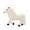 White, variant on lionlar Stuffed Animals Horse Cuddly Toy for Bedroom Living Room Decoration Black