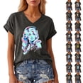 thumbnail image 4 of JINGTIAN Dolly Women's Shirt Country Music Graphic T-Shirt Vintage Western Tee Short Sleeve Crew Neck Nashville Concert Top for Fans, 4 of 6