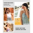 thumbnail image 6 of KALIYADI Round Polarized Sunglasses for Men Women Retro Metal Hippie Circle Style Sun Glasses UV Protection, 6 of 8