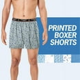 thumbnail image 4 of Badger Smith - Men's Boxer Shorts, Comfortable Cotton Boxers, 100% Cotton Print Multicolor Boxers for Men, Multi Pack, MEDIUM, 4 of 8