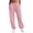 #_001Pink, variant on Hogleaql Women's Fleece Sweatpants Comfy Lounge Elastic Waist Sweatpants with Pockets Athletic with Cinched Cuffs Drawstring Loose Pants Black 2XL