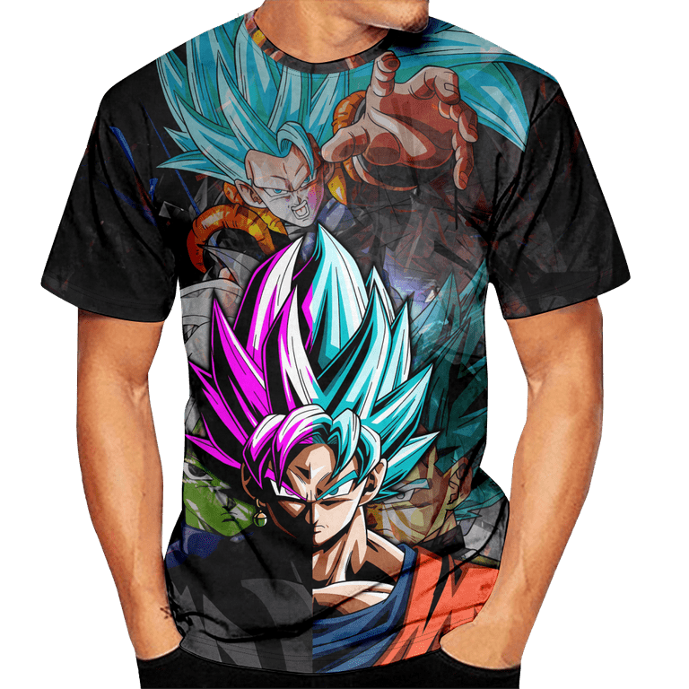 Dragon Ball Z Goku 3D Print Kids T Shirt Summer Fashion Casual T-shirt Boy Girl Unisex Children's Clothing Tshirt Tops,C-6XL