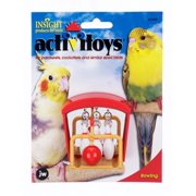 JW Pet Activitoy Birdie Bowling | Mirrored Surface Toy for Birds