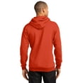 thumbnail image 2 of Port & Company Mens Classic Hooded Sweatshirt, Orange, XXX-Large, 2 of 2