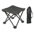 thumbnail image 4 of Taburete plegable portátil Zulema asiento resistente al desgaste para adultos Negro con bolso, 4 of 8
