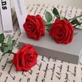 thumbnail image 6 of 12PCS Artificial Silk Rose Flower with Long Stem for Home Decor Centerpiece Arrangement Bridal Bouquet Wedding Party Event Gift Realistic Silk Roses Flowers, 6 of 6