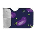 thumbnail image 2 of Bingfone Eggplant Car Windshield Sunshade,Sun Foldable Sun Shield Sun Visor for Car - Medium, 2 of 9
