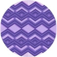 thumbnail image 1 of Ahgly Tapis d'Intérieur Lavable en Machine Carré Transitionnel Violet Améthyste Violet, 3 Pieds Carré, 1 of 7