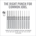 thumbnail image 3 of Pin Punch Set Real Avid Accu-Punch de 11 piezas con funda de almacenamiento, 3 of 6