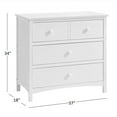 thumbnail image 7 of Oxford Baby Castle Hill 3-Drawer Dresser, Barn White, 7 of 7