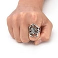 thumbnail image 3 of PAMTIER Men's Stainless Steel Personalized Vintage Animal Scorpion Biker Ring Punk Style Silver Size 9, 3 of 4