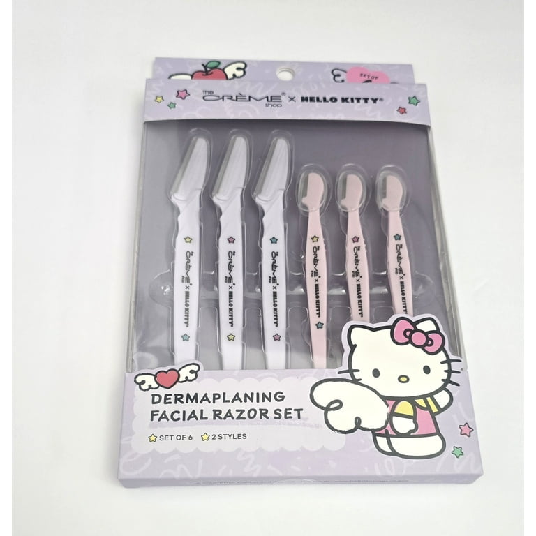 THE CREME SHOP X HELLO KITTY DERMAPLANING FACIAL RAZOR SET OF 6
