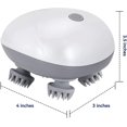 thumbnail image 3 of Masajeador eléctrico del cuero cabelludo con luz, masajeador eléctrico impermeable con garras de masaje, masajeador de cabeza portátil para aliviar el estrés del cuero cabelludo, masajeador portátil d, 3 of 5