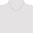 thumbnail image 2 of Real 14kt Yellow Gold .5 mm Carded Cable Rope Chain; 16 inch; for Adults and Teens; for Women and Men, 2 of 6