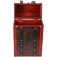 thumbnail image 4 of KAKOWELY Caja de vino de madera vintage para dos botellas, caja de vino, caja de regalo, caja de envoltura de vino, 4 of 4