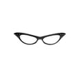 thumbnail image 1 of 50s Black Frame Glasses, 1 of 4