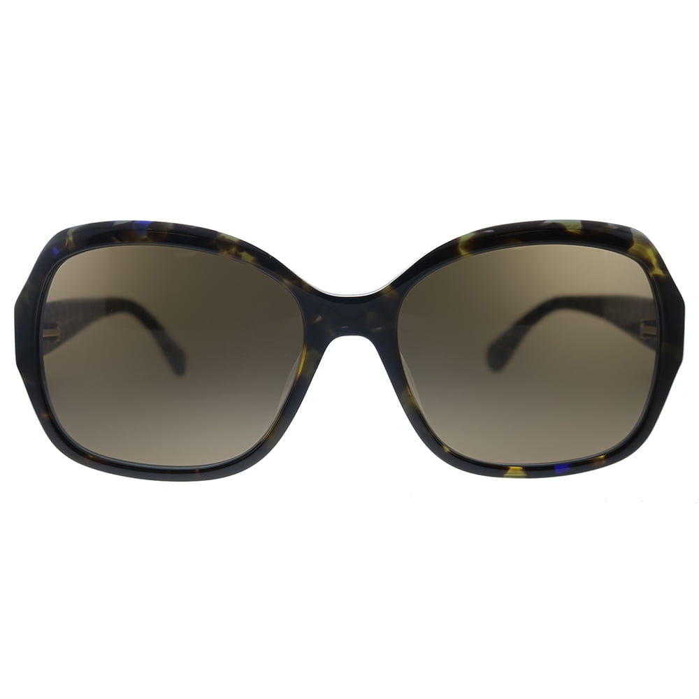 Kate Spade KS Amberlynn/S Plastic Womens Square Sunglasses Havana Pattern 57mm Adult