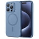 thumbnail image 1 of Funda ESR para iPhone 15 Pro Max con MagSafe, silicona azul claro, 1 of 7