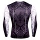 thumbnail image 4 of Hombres Camisas de manga larga O-cuello Raglan Impreso Elástico Deportes de secado rápido, 4 of 7