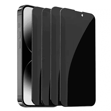 3pcs Qixxronics Privacy Screen Protector for iPhone 14 Anti Spy Private Tempered Glass