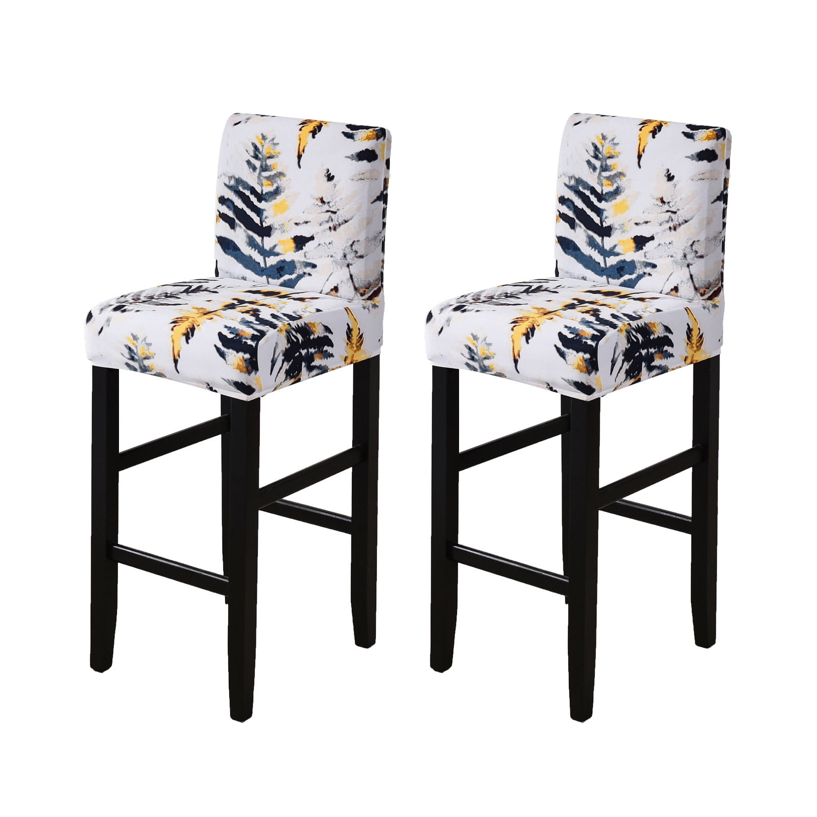 High Stool Cover Reusable Stretch Washable Pub Counter Stool Chair