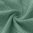 thumbnail image 6 of PRINxy Women's Spaghetti Strap U Neck Crinkled Cotton Linen Dress Adjustable Straps Loose Casual Short Dress for Summer Beach Vacation Green M, 6 of 7