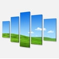 thumbnail image 2 of Calm Green Meadow - Landscape Canvas Art Print, 2 of 3