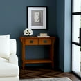 thumbnail image 5 of Larina Olive Ash Burl 2- Drawer Console Table, 5 of 7