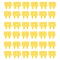 thumbnail image 3 of Miangastore Car License Plate Fixation Plastic Car Parts 100Pcs 0.5X0.4X0.4In, 3 of 8