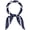 Navy Blue, variant on Women Polka Dots 35" Scarf Satin Silk Like Square Neckerchief Head Wrap Bandanas 35.4x35.4" Green