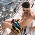 thumbnail image 2 of luoweisi Men's Beach Shorts Quick Dry Swim Trunks with Mesh Lining Snails XL, 2 of 5