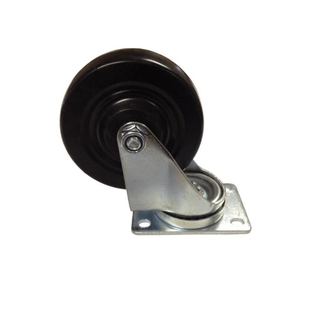Ez Roll Casters 5 In. Swivel Hard Rubber Caster