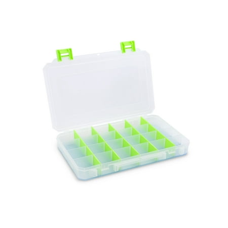 UPC: 0843042100006 | Lure Lock Utility Box w/Taklogic Technology & Ocean Blue Tak Liner  Large  4 Cav