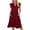 Wine, variant on Tumotour Summer Dress for Women Homecoming Dresses Summer Dress for Women T-Shirt Dress Women's Summer Fashion Solid Color Short Sleeve Suspenders Pullover Dress