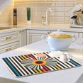 thumbnail image 6 of Yayeee Dish Drying Mat for Kitchen Counter Ultra Absorbent Easy Clean Pad 24x18", Geometric Stripes, 6 of 7