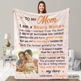 thumbnail image 2 of Best Mom Ever Blankets for Mom from Daughter, Mom Presents, Birthday Gifts for Mom, Mothers Day Blanket for Mom from Daughter, Throw Blanket for Mom 55"x70", 2 of 5