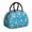 Corgi and Text, variant on Corgi and Text Blue Pattern Insulated Lunch Bag,Leakproof Large Capacity Lunch Box for Work,Picnic or Travel,11.4 X 6.7 X 8.3 Inches