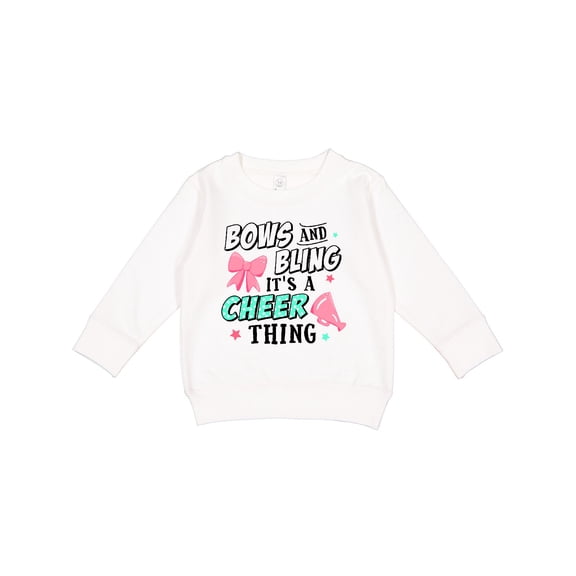 Inktastic Bows and Bling Its a Cheerleading Thing Toddler Sweatshirt